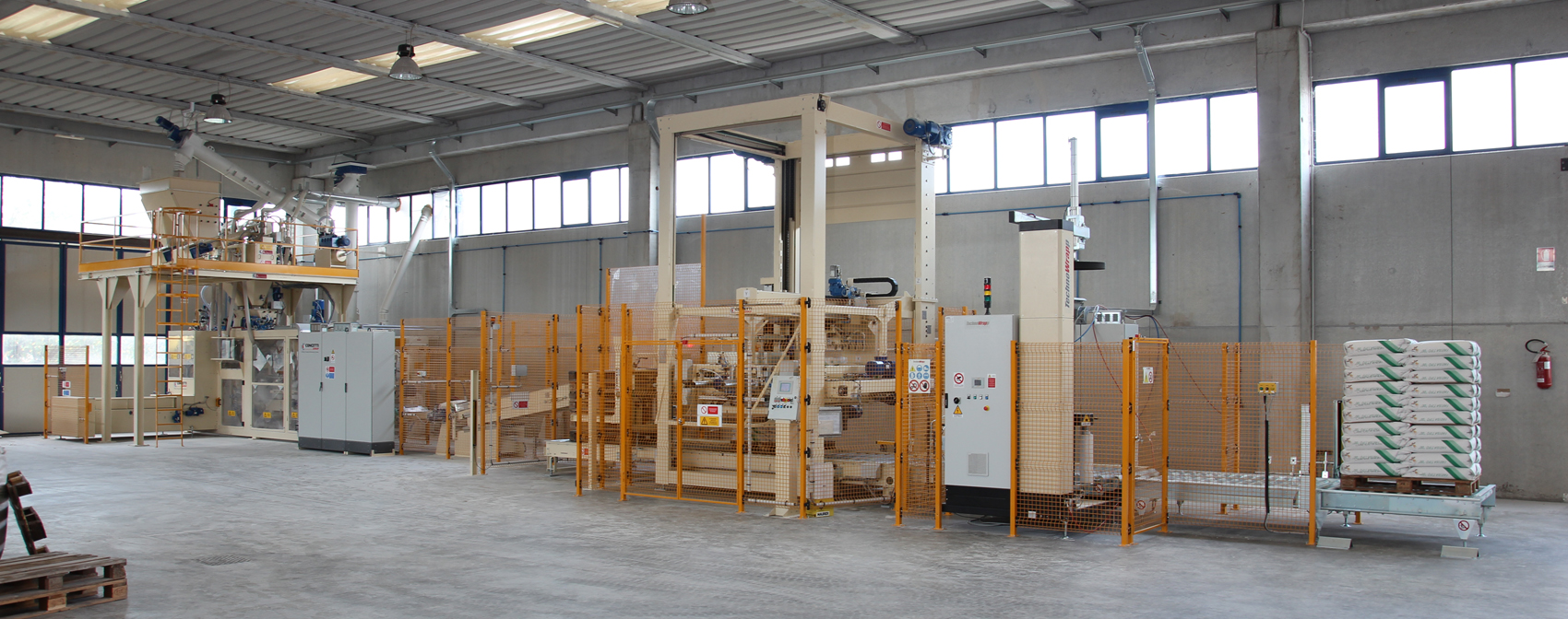 Image of automated packaging system machinery