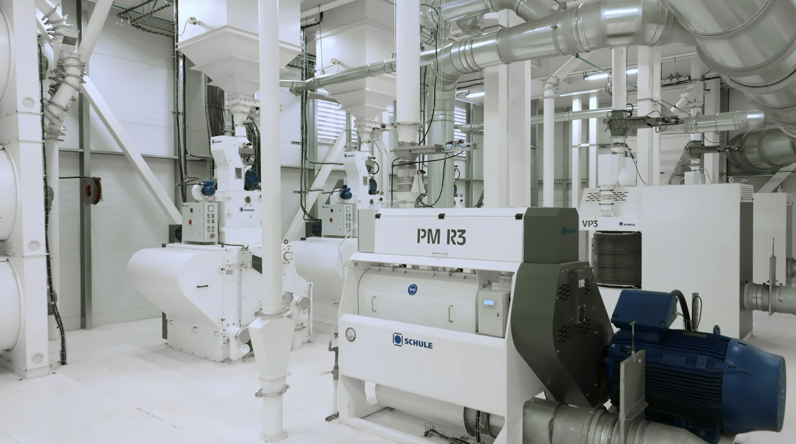 Schule rice polisher at Texas Rice Milling