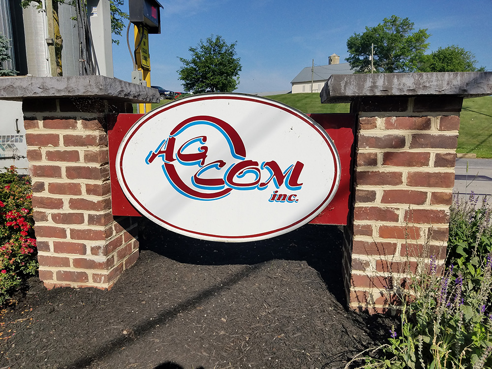 Image of the entry sign at Ag Com, Inc.