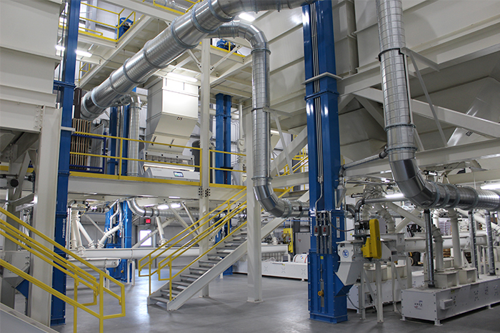 Bratney process engineering popcorn conditioning plant.