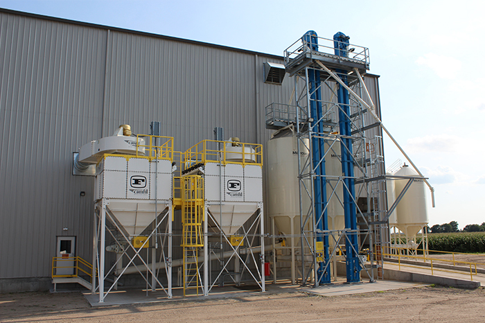 Plant dust control system to keep the plant clean and safe.