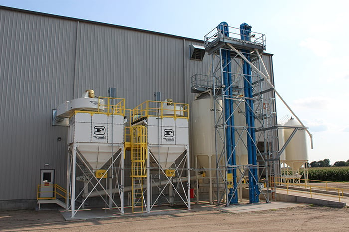 Plant dust control system to keep the plant clean and safe.